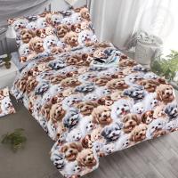 картинка Комплекты постельного белья (кпб) поплин Дружок от производителя АртПостель