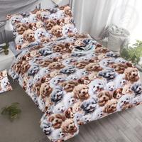 картинка Комплекты постельного белья (кпб) поплин Дружок от производителя АртПостель