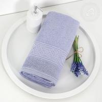 картинка Полотенце махровое "Ажур" (аметист) от производителя АртПостель