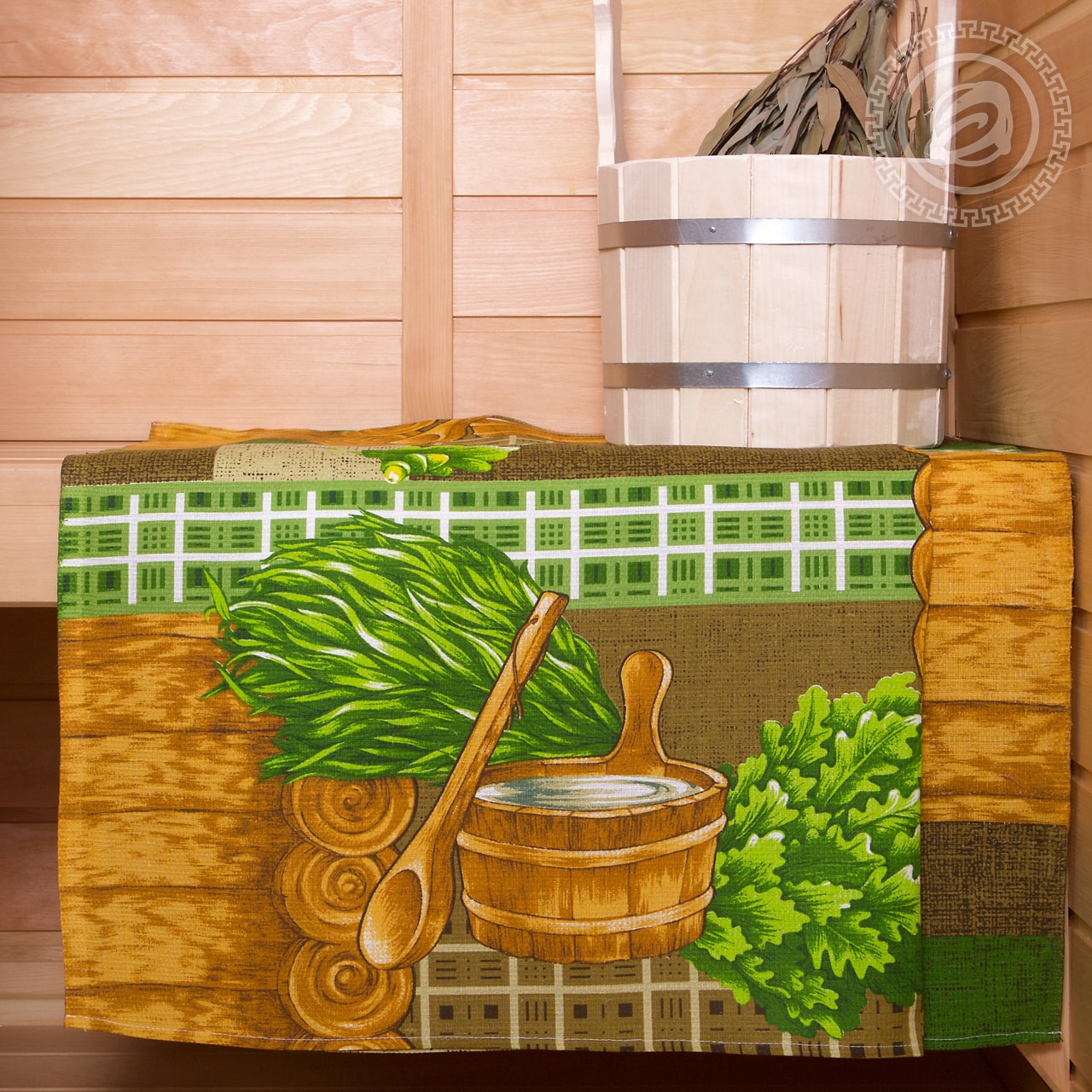 картинка Вафельное полотенце Банька от производителя АртПостель