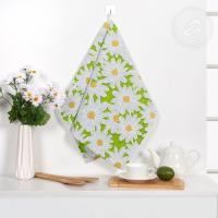 картинка Полотенца из рогожки София (зелёная) от производителя АртПостель