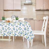 картинка Скатерть из рогожки Васильки от производителя АртПостель