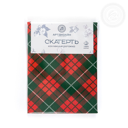 картинка Скатерть из рогожки Шотландия от производителя АртПостель