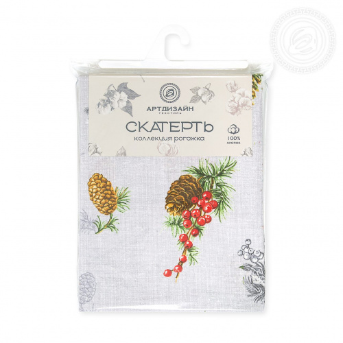 картинка Скатерть из рогожки Серебряный звон от производителя АртПостель