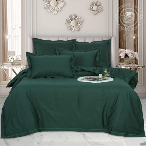 картинка Комплекты постельного белья (кпб) мако - сатин Изумруд от производителя АртПостель