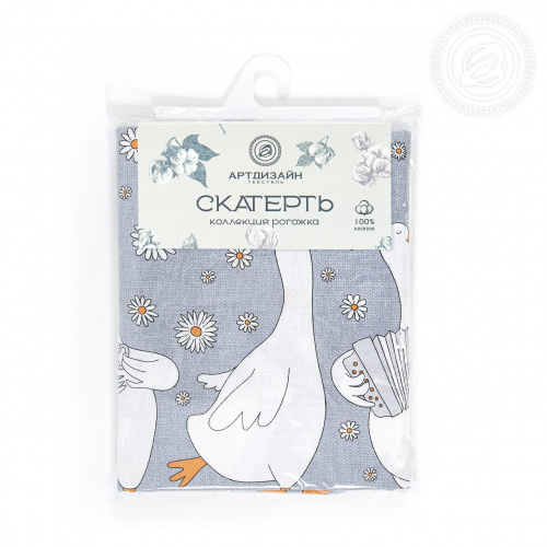 картинка Скатерть из рогожки Ромашки от производителя АртПостель