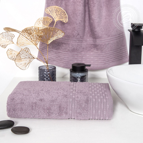 картинка Полотенце махровое "Фантазия" (Пурпурный) от производителя АртПостель