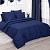 картинка Комплекты постельного белья (кпб) страйп - сатин Индиго от производителя АртПостель