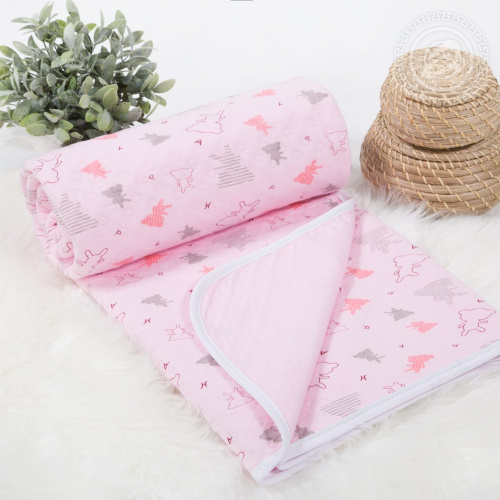 картинка Одеяло-покрывало Мишки-малышки розовый от производителя АртПостель