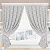 картинка Шторы для кухни с подхватом Кружево от производителя АртПостель