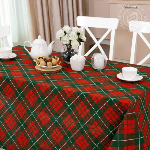 картинка Скатерть из рогожки Шотландия от производителя АртПостель
