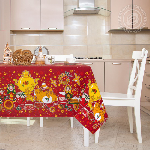 картинка Скатерть из рогожки Конфетки-бараночки от производителя АртПостель