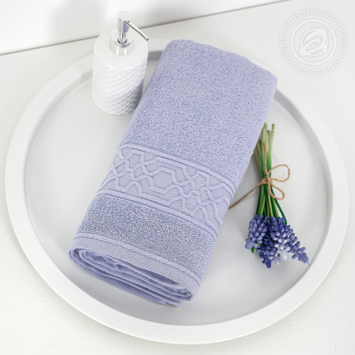 картинка Полотенце махровое "Ажур" (аметист) от производителя АртПостель