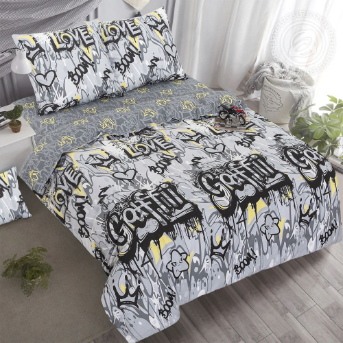картинка Комплекты постельного белья (кпб) поплин Стрит-Арт от производителя АртПостель