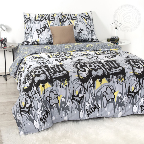 картинка Комплекты постельного белья (кпб) бязь Стрит-Арт от производителя АртПостель