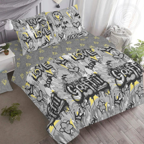 картинка Комплекты постельного белья (кпб) бязь Стрит-Арт от производителя АртПостель