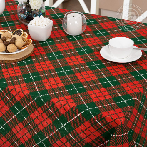 картинка Скатерть из рогожки Шотландия от производителя АртПостель