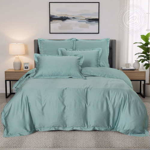 картинка Комплекты постельного белья (кпб) тенсел Ментоловый от производителя АртПостель