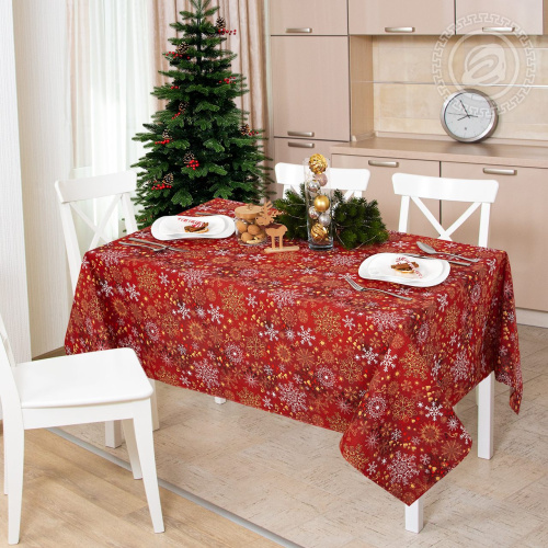 картинка Скатерть из рогожки Карнавал от производителя АртПостель