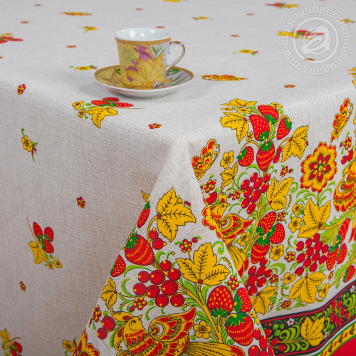 картинка Скатерть из рогожки Кадриль от производителя АртПостель