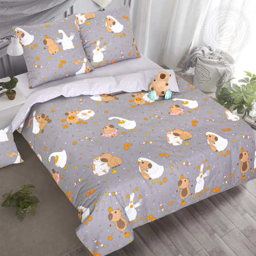 картинка Комплекты постельного белья (кпб) поплин Капигуси от производителя АртПостель