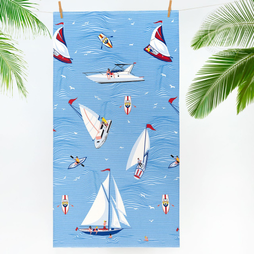 картинка Пляжное вафельное полотенце Круиз от производителя АртПостель